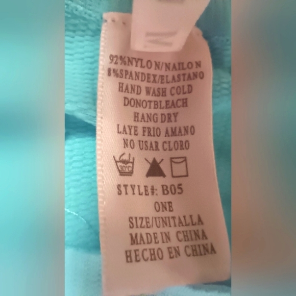 Tube Top Bra Strapless Seamless Light Blue - Picture 3 of 5